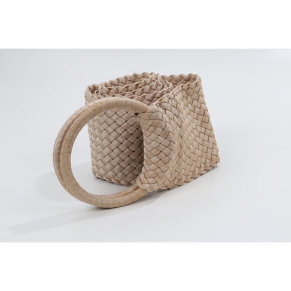 Emporio Armani Beige Woven Statement Waist Belt Wide Cinch Size S main image 4